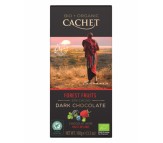 Шоколад Cachet чорний Organic 57% Малина 100 г/12