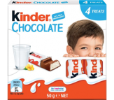 Шоколад дитячий Kinder з молочною начинкою 50 г/20