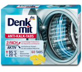 Таблетки для пральних машини Denkmit 2в1 антикальк 60 шт
