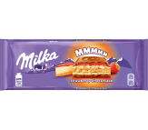 Шоколад Milka молочний Полуничний чізкейк 300 г/12