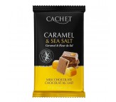 Шоколад Cachet молочний карамель та сіль 300 г/12