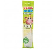 Трубочки для молока Quick milk Банан 5 шт*6 г 30 г/20