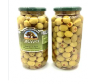 Оливки Bravo з перцем 1000 г/6