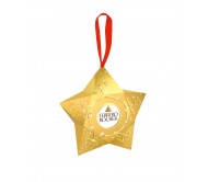 Цукерки новорічні Ferrero Roche Прикраса на ялинку Зірочка 40 г