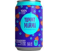 Напій газований Yummy Miami полуниця 355 мл/24