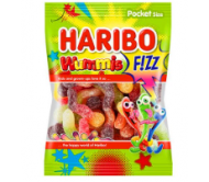Цукерки жувальні Haribo Wummis Fizz Кислі черв'ячки 100 г/24