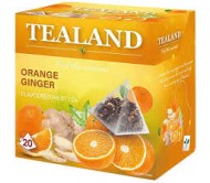Чай фруктовий в пірамідках Tealand апельсин-імбир 20 пак
