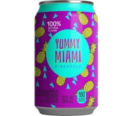 Напій газований Yummy Miami ананас 355 мл/24