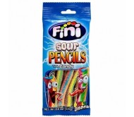 Цукерки жувальні Fini Sour Pencil Райдужні олівці Кислі 90 г/12