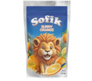 Напій соковий безалкогольний негазований Sofik Sunny Orange зі смаком апельсину 200 мл/10