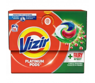 Капсули для прання Vizir 4в1 Platinum Pods + Fairy Effect 16 шт/4