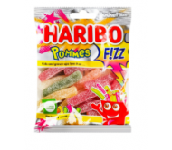 Цукерки жувальні Haribo Pommes Fizz Кисла картопля фрі 100 г/24