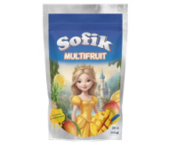 Напій соковий безалкогольний негазований Sofik Multifruit зі смаком манго 200 мл/10