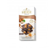 Шоколад Heidi чорний з фундуком 100 г/12