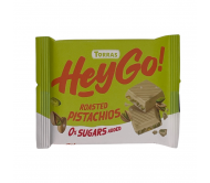 Шоколад Torras Hey Go білий з фісташкою та морською сіллю без цукру 60 г/15