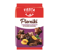 Пряники імбирні Fiesta в шоколаді з сливовою начинкою 200 г/12