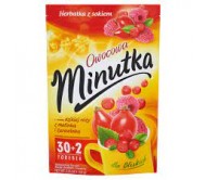 Чай фруктовий Minutka з шипшиною,малиною та журавлиною 32 пак 64 г/10