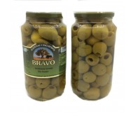 Оливки зелені без кісточки Bravo Aceitunas Sin Hueso гігант 835 г/6