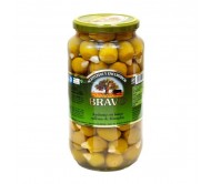Оливки Bravo фаршировані мигдалем 1000 г/6