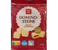 Цукерки Rewe Dominosteine марципанові у білому шоколаді 175 г