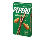Соломка Pepero Almond у шоколадній глазурі Lotte 32 г/40