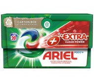 Капсули для прання Ariel Екстрасила очищення 19 шт