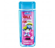 Шампунь та гель для душу Smurfs 2в1 для дівчаток 210 мл