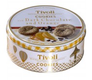 Печиво Tivoli Апельсин та чорний шоколад  ж/б 150 г