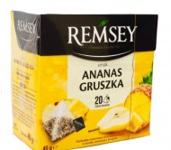 Чай фруктовий в пірамідках Remsey груша-ананас 20 пак 40 г/24