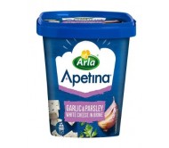 Сир м'який Arla Apetina Фета з часником та петрушкою 410 г/6