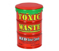 Цукерки жувальні Toxic Waste червона  бочка 12*42 г