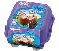 Яйця шоколадні Milka Loffel Ei Oreo 4шт 128 г/20