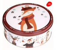 Печиво пісочне Різдвяна банка Звірятка 150 г