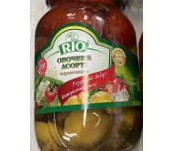 Овочеве асорті Rio патисон/помідор/огірок 1000 г