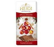 Шоколад Heidi молочний з яблуком і корицею 90 г/20
