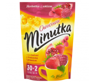 Чай фруктовий Minutka з малиною, полуницею та гранатом 32 пак 64 г/10