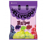 Цукерки жувальні Jellycious Mix виноград 60 г