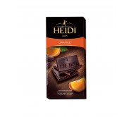 Шоколад Heidi чорний з апельсином 80 г/20