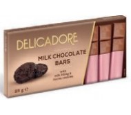 Шоколад Delicadore з начинкою та додаванням какао печива 100 г