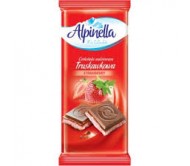 Шоколад Alpinella молочний Полуниця 100 г
