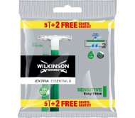 Одноразові станки Wilkinson Extra2 Essentials Sensitive 5+2 шт
