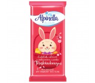 Шоколад Alpinella молочний полуниця Великодній 100 г/19