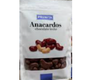Кеш'ю Prunita Anacardos Choco Leche в молочному шоколаді 110 г/10