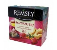 Чай фруктовий Remsey малина імбир облипиха 20 пакетиків/24
