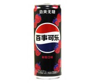 Напій газований Pepsi Raspberry Zero Малина Без цукру 330 мл/12
