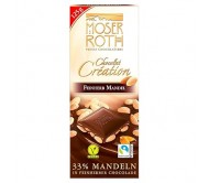 Шоколад Moser Roth молочний з цільним мигдалем 125 г