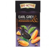 Чай чорний листовий Big Active Earl Grey з апельсином 100 г/12