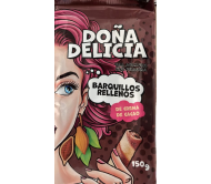 Вафельні трубочки Donna delicia шоколадні 150 г