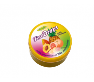 Льодяники Woogie Fine DROPS екзотичні фрукти 200 г/10