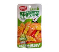 Снек Конжак Golden Mil Sour & Hot Flavor зі свіжими пагонами бамбука 18 г/20